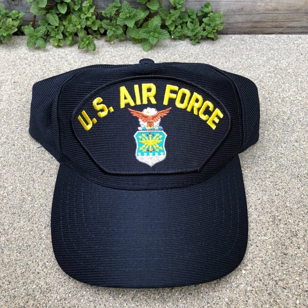 EAGLE CREST U.S. AIR FORCE Snapback Hat Men's Adjustable Blue Cap USA​